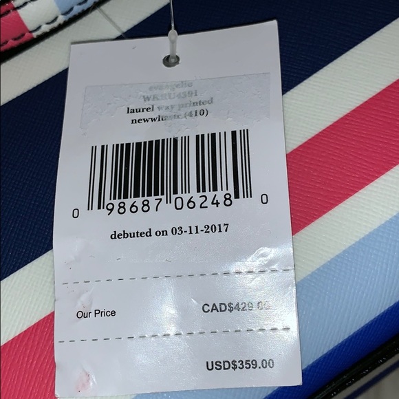 ♠️ NWT Kate Spade Evangelie Laurel Way - Picture 8 of 8